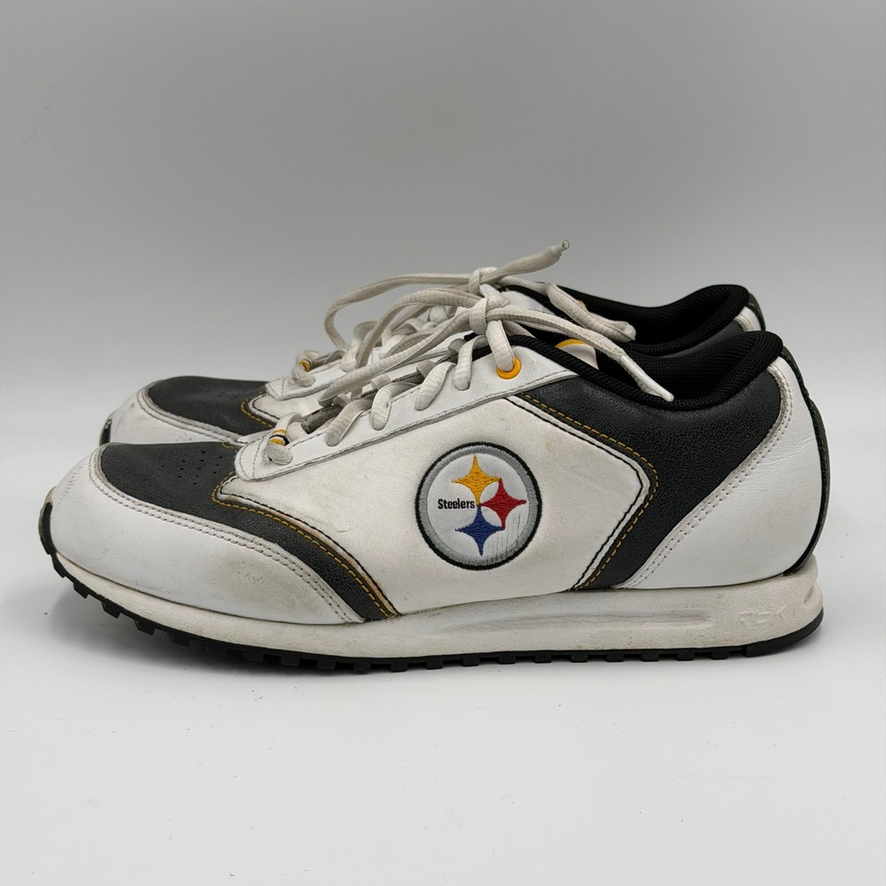 Vintage RBK Reebok NFL Pittsburgh Steelers Sneakers Womens Sz 6.5 Football Shoes